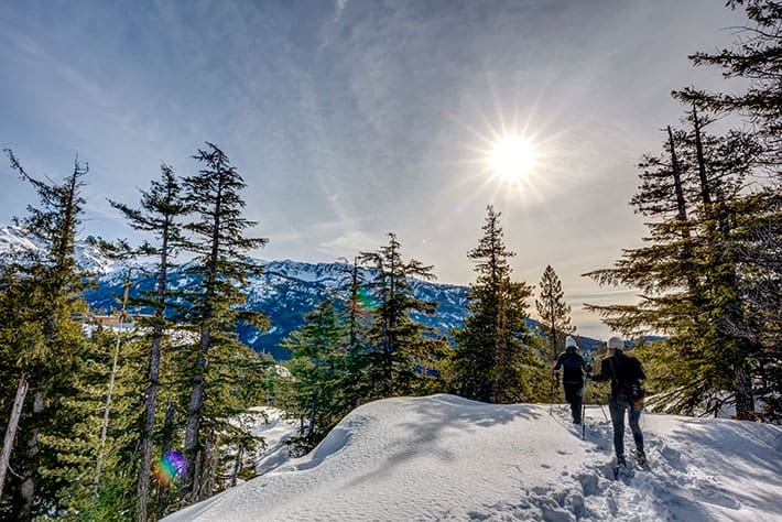 Sea 2 Sky Gondola, Snowshoeing, Squamish