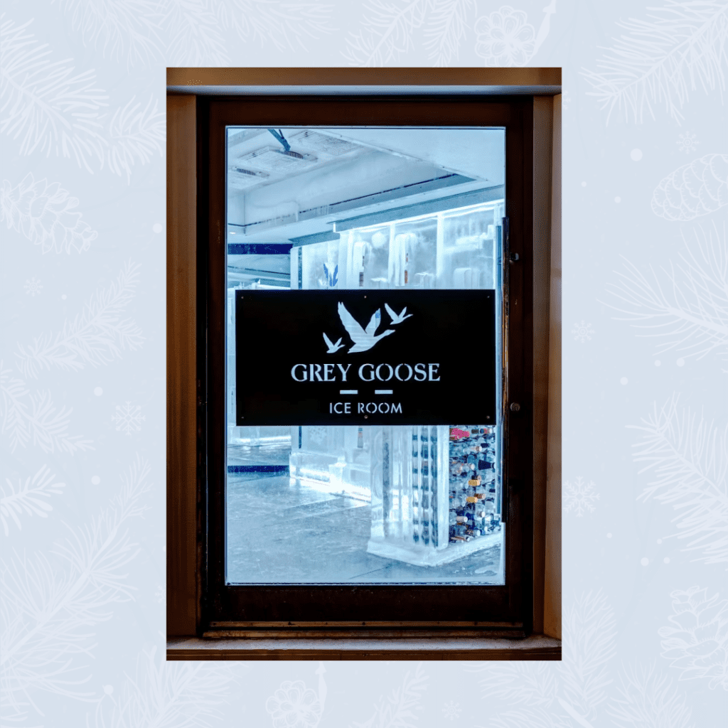 grey goose ice room