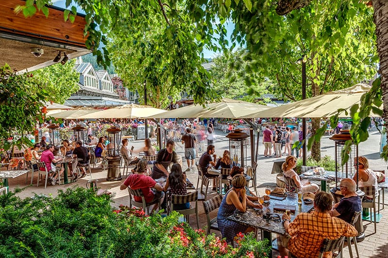 whistler araxi patio dining whistler