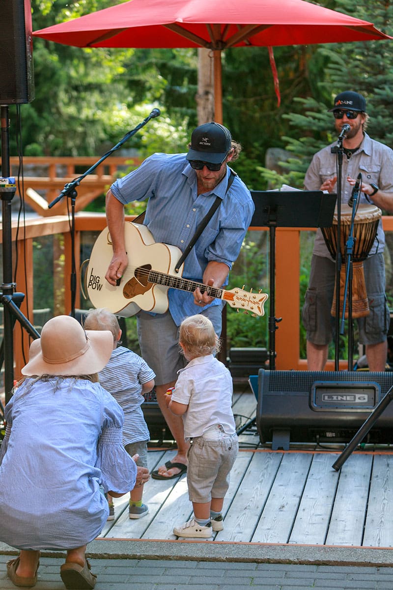 whistler four seasons hotel summer live music