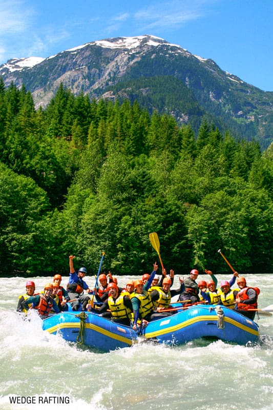 wedge rafting whitewater rafting