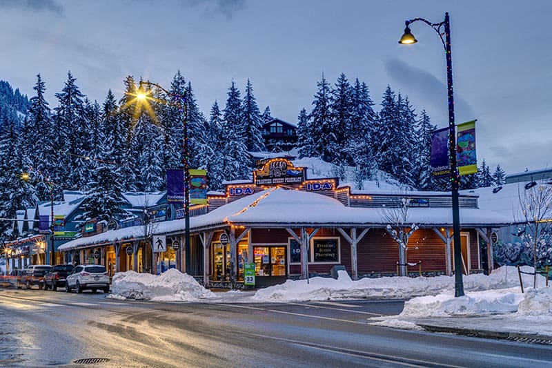 Pemberton, ranch, horses at sunset, winter.