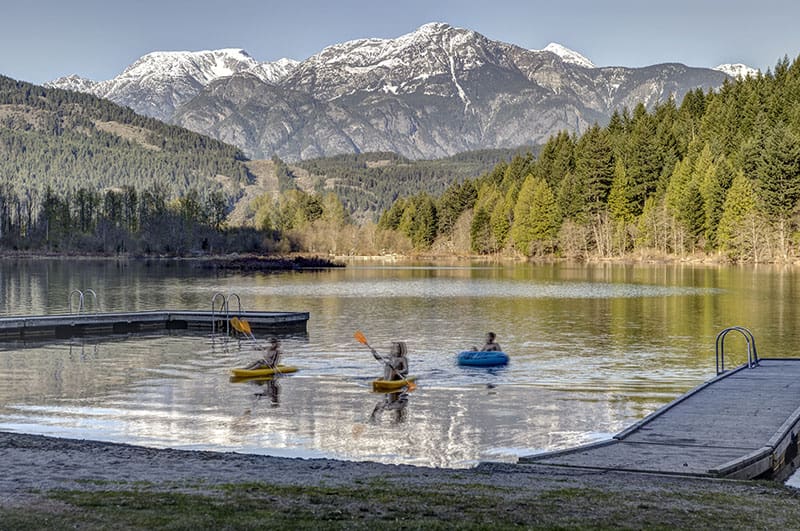 Winter in Pemberton, dining.