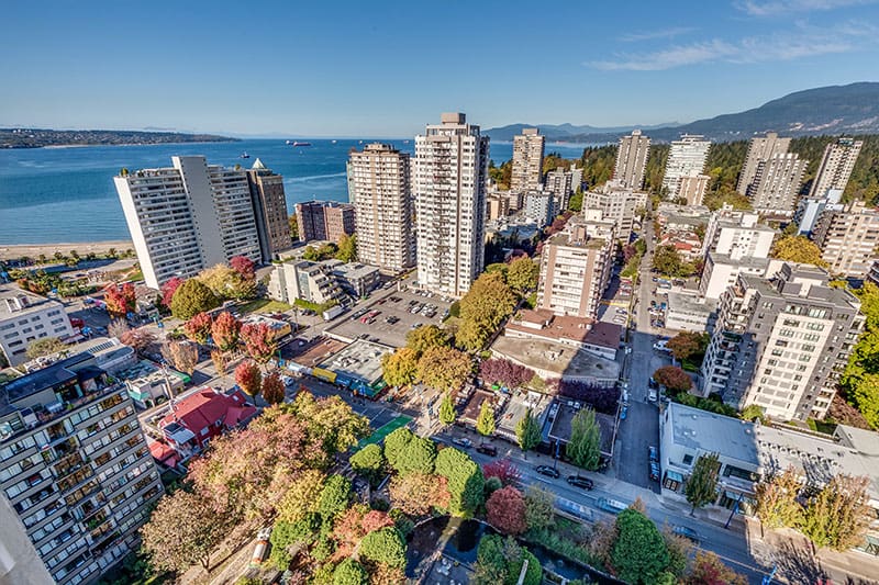 Vancouver Scenic Views from the Coast Hotel on Denman
