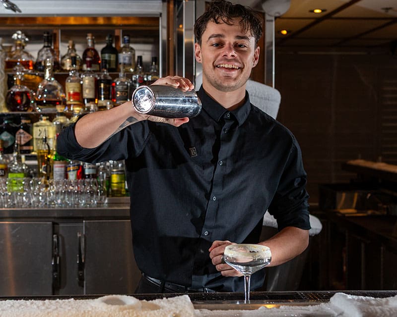 Warmin' up with rum Bearfoot Bistro