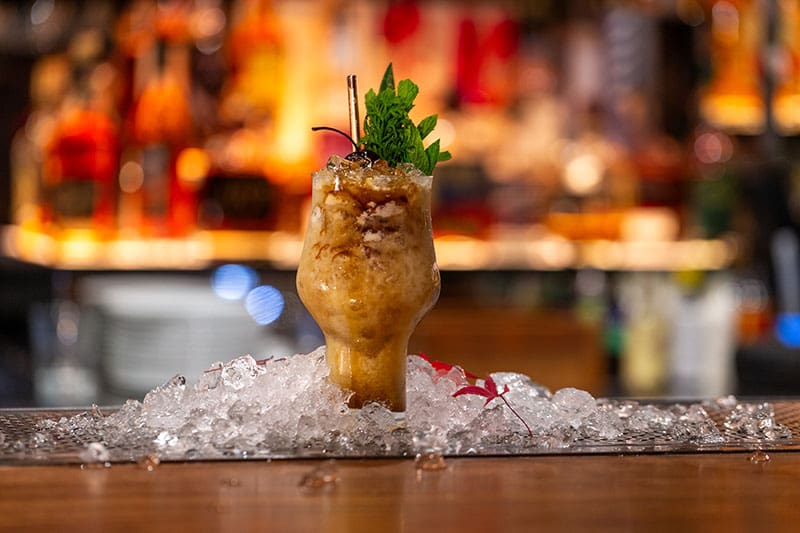 Warmin' up with rum Wild Blue Restaurant + Bar, Bar Manager Zack Lavoie