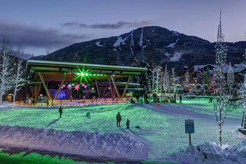 Welcome to Whistler Village Ilympic Plaza