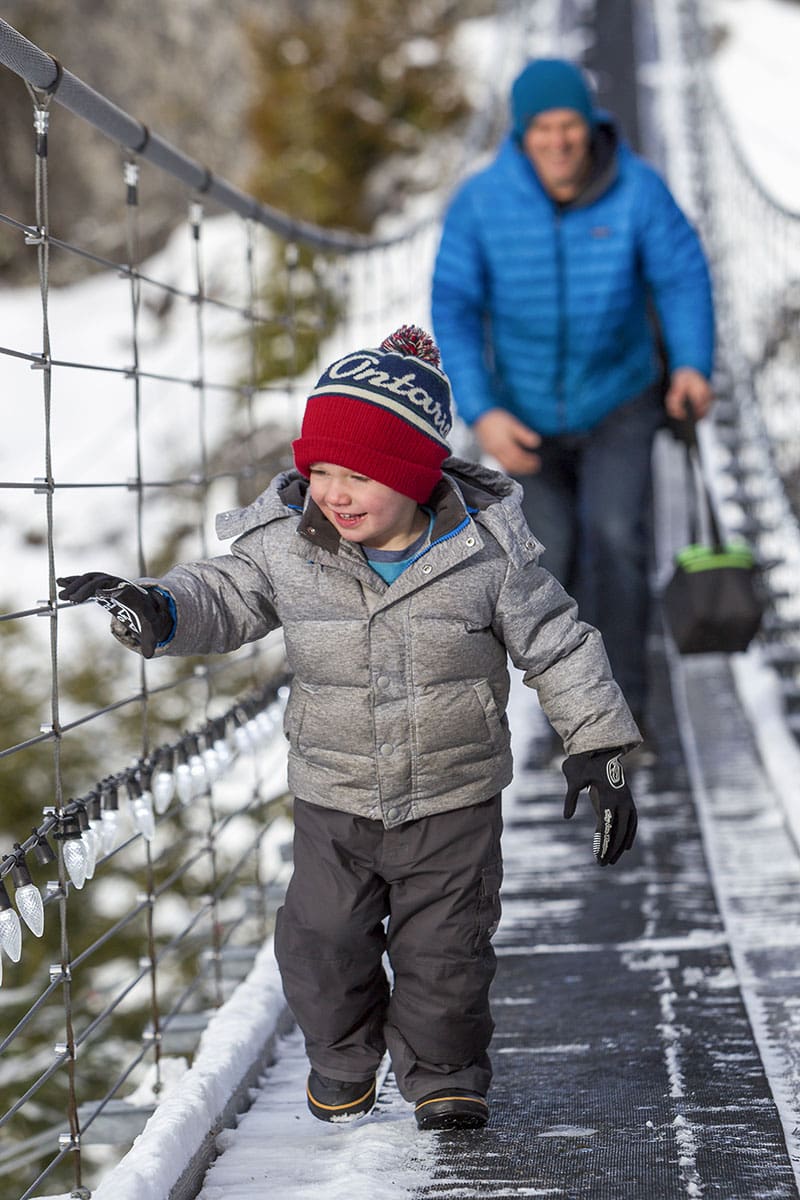 Winter in Pemberton, dining. 